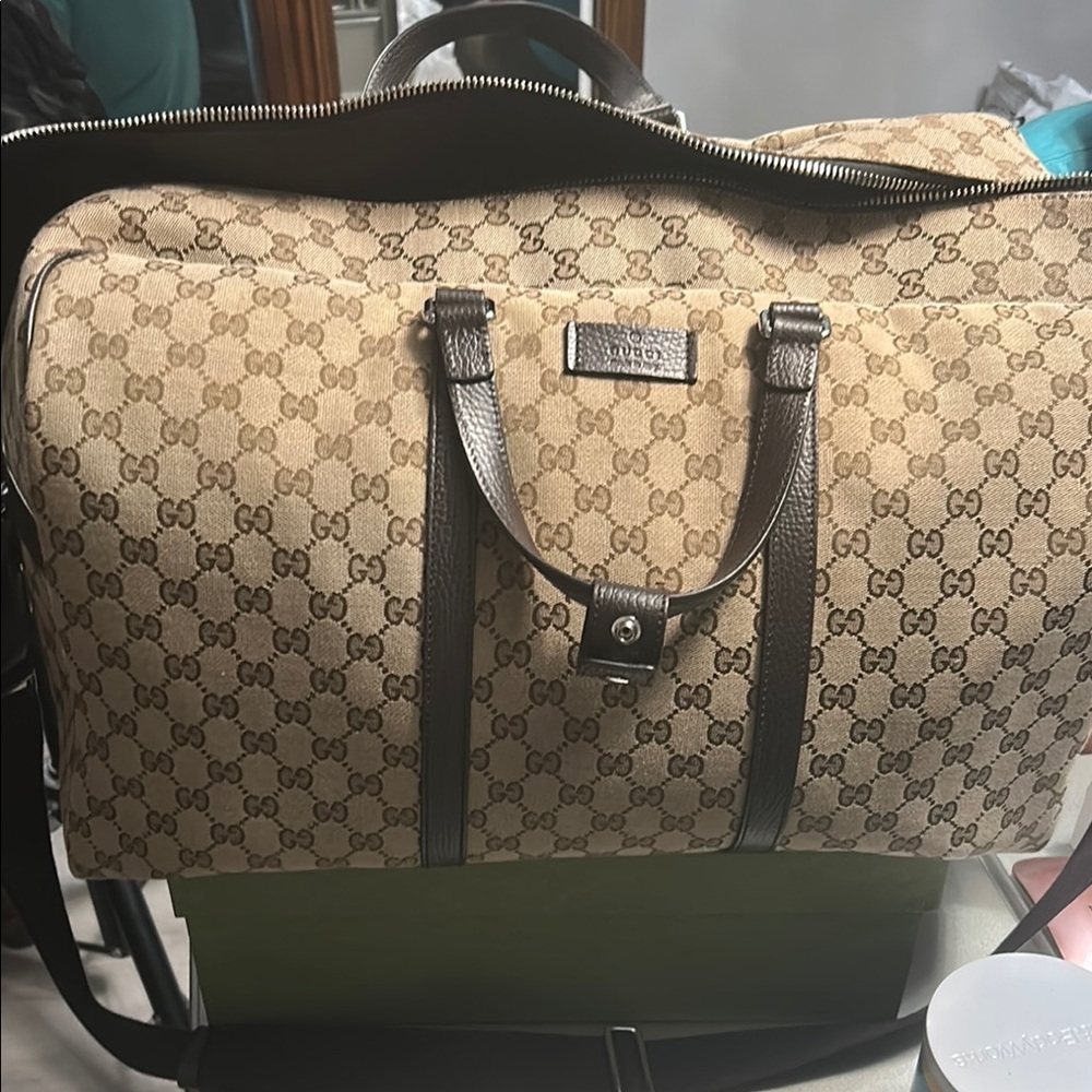 Gucci Beige and Brown Men's Bag
